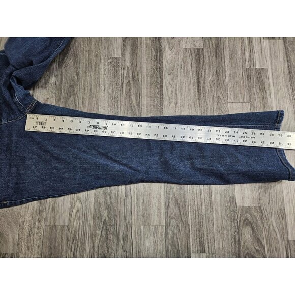 Tommy Hilfiger Jeans Womens 12 Short Blue Hope Boot Bootcut Denim Medium Wash - Picture 8 of 10